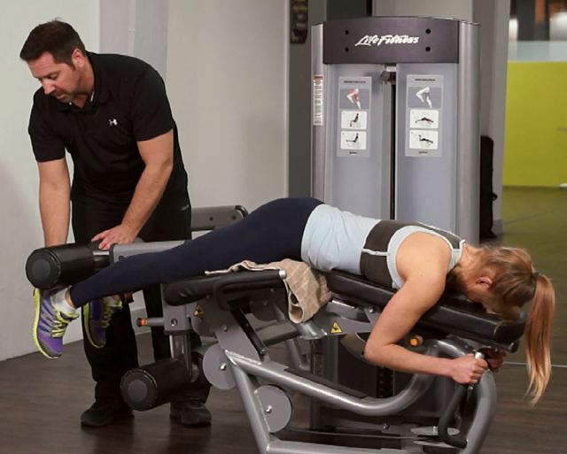 Leg flexion — Anfangsposition