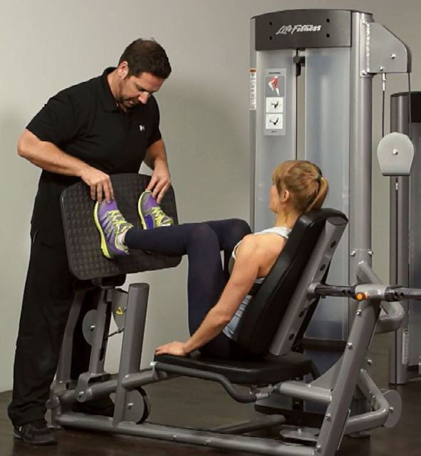 Leg press — Anfangsposition