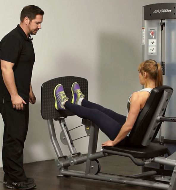 Leg press — Endposition