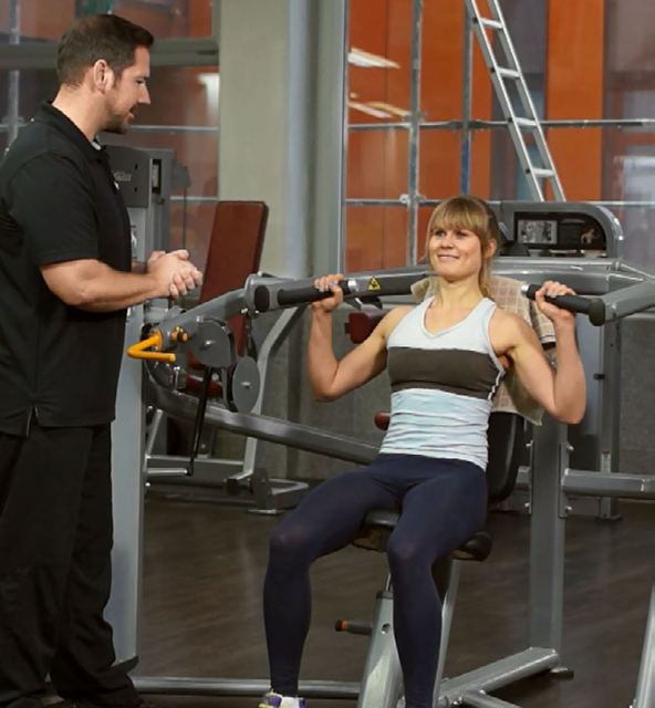 Shoulder press — Anfangsposition