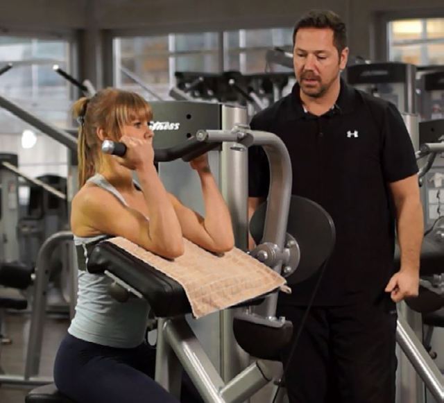 Biceps curl — Endposition