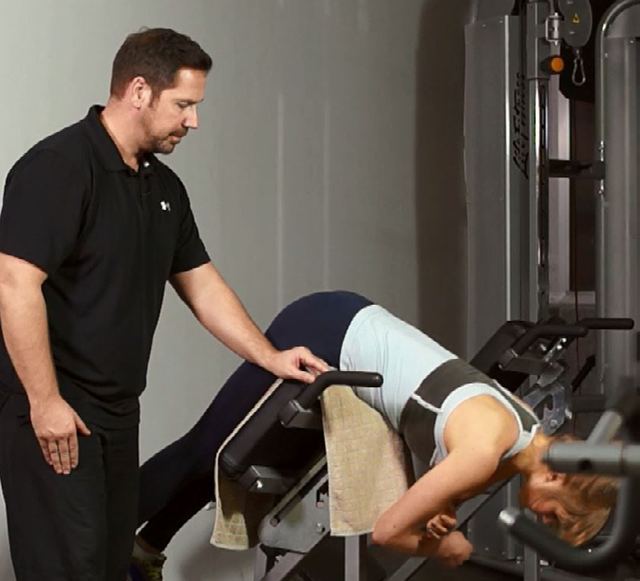 Hyperextension — Endposition